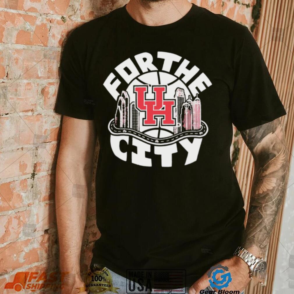 Houston Cougars basketball for the city logo shirt Houston Cougars basketball for the city logo shirt
