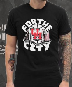 Houston Cougars basketball for the city logo shirt