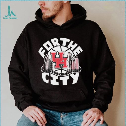 Houston Cougars basketball for the city logo shirt