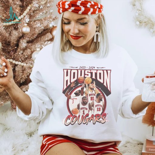 Houston NCAA Men’s Basketball Official 2023 2024 Post Season T Shirt