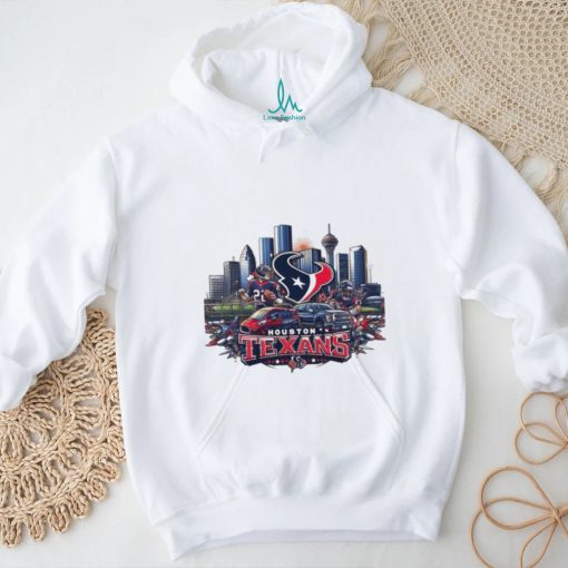 Houston Texans Football Sports Skyline Clipart Shirt
