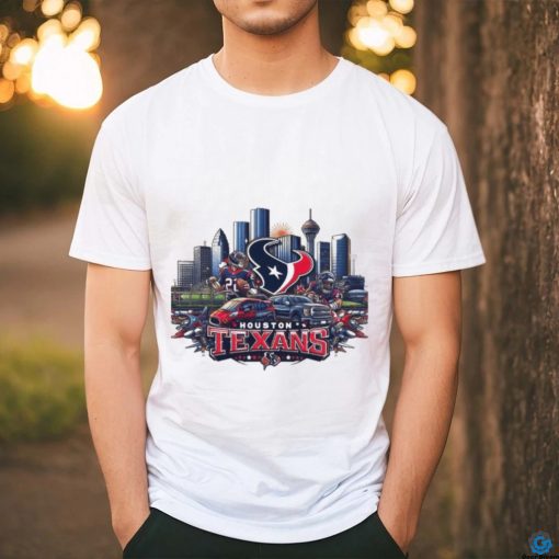 Houston Texans Football Sports Skyline Clipart Shirt