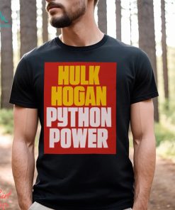 Hulk Hogan Python Power Font T Shirt