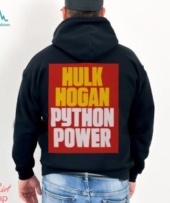 Hulk Hogan Python Power Font T Shirt