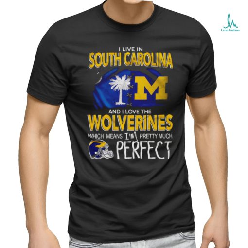 I live in South Carolina and I love the Wolverines which means I’m pretty much perfect T shirt