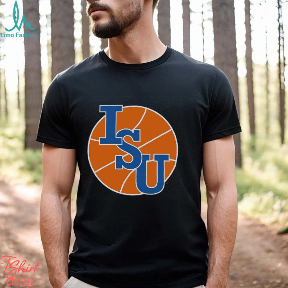 ISU Sycamores Basketball Half Court Tee Shirt ISU Sycamores Basketball Half Court Tee Shirt