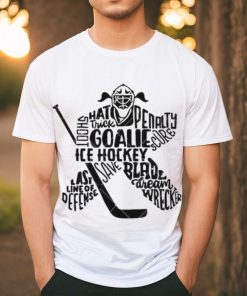 Ice Hockey Goalie Girl Last Line of Defense Sports Girl shirt