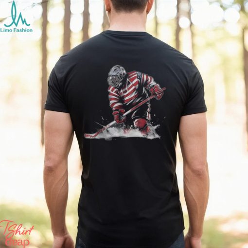 Ice Hockey Youth Puck Hockeyplayer Player Men Women T shirt
