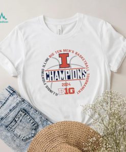 Illinois Fighting Illini 2024 Big 10 Tournament Champ Circle shirt