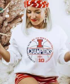 Illinois Fighting Illini 2024 Big 10 Tournament Champ Circle shirt