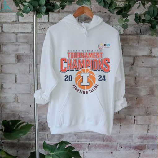 Illinois Fighting Illini 2024 Big Ten Men’s Basketball Conference Tournament Champions T Shirt