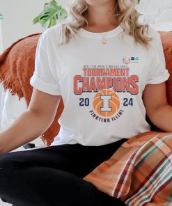 Illinois Fighting Illini 2024 Big Ten Men’s Basketball Conference Tournament Champions T Shirt