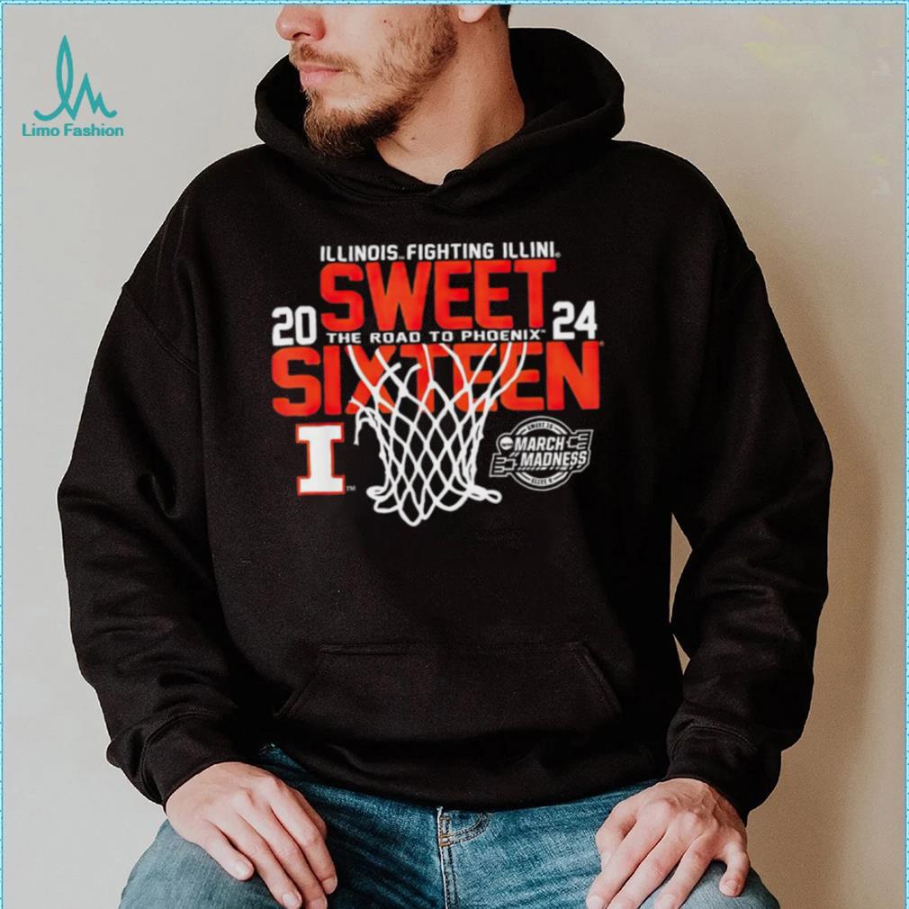 Illinois Fighting Illini Sweet 16 2024 March Madness Basketball shirt Illinois Fighting Illini Sweet 16 2024 March Madness Basketball shirt