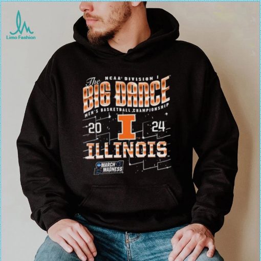 Illinois Fighting Illini The Big Dance NCAA Division Men’s Basketball Championship 2024 Shirt