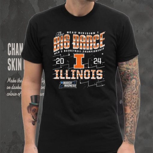 Illinois Fighting Illini The Big Dance NCAA Division Men’s Basketball Championship 2024 Shirt