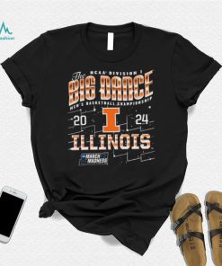 Illinois Fighting Illini The Big Dance NCAA Division Men’s Basketball Championship 2024 Shirt