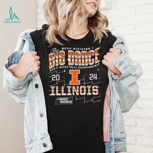 Illinois Fighting Illini The Big Dance NCAA Division Men’s Basketball Championship 2024 Shirt