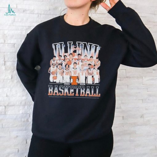 Illinois Fighting Illini men’s basketball 2023 2024 team shirt
