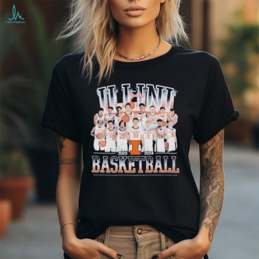 Illinois Fighting Illini men’s basketball 2023 2024 team shirt