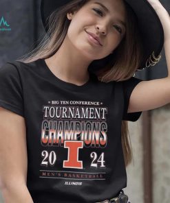 Illinois MBB 2024 Big 10 Conference Tournament Champions Shirt