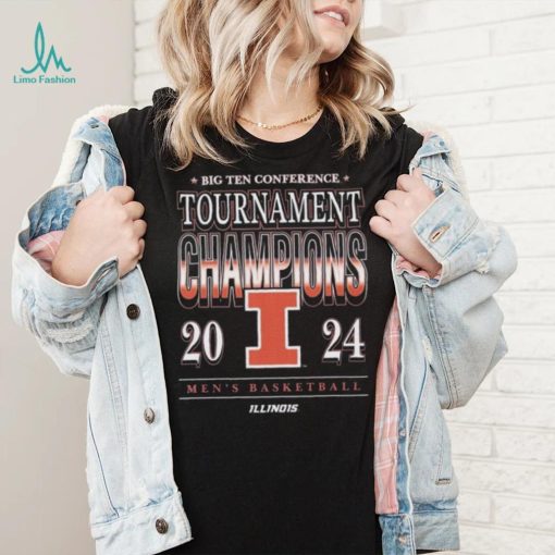 Illinois MBB 2024 Big 10 Conference Tournament Champions Shirt