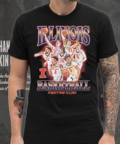 Illinois NCAA Men's Basketball Official 2023 2024 Post Season T Shirt