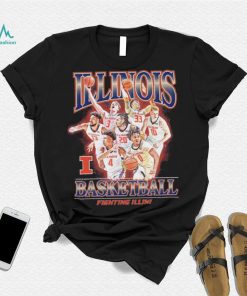 Illinois NCAA Men's Basketball Official 2023 2024 Post Season T Shirt