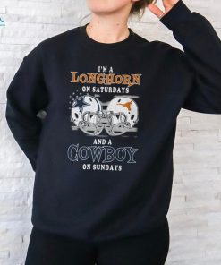 I’m A Texas On Saturdays & Dallas Cowboys Shirt Battle Football Shirt