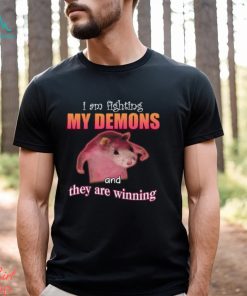 I'm Fighting My Demons And They Are Winning Rat T Shirt Unisex T Shirt
