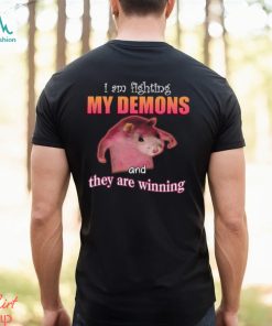 I'm Fighting My Demons And They Are Winning Rat T Shirt Unisex T Shirt, hoodie, sweater, long sleeve and tank top I'm Fighting My Demons And They Are Winning Rat T Shirt Unisex T Shirt