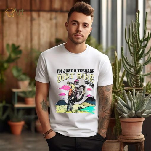 I’m just anage dirt bike baby shirt