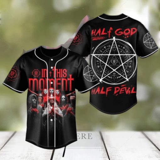 In This Moment Half God Half Devil Custom Baseball Jersey