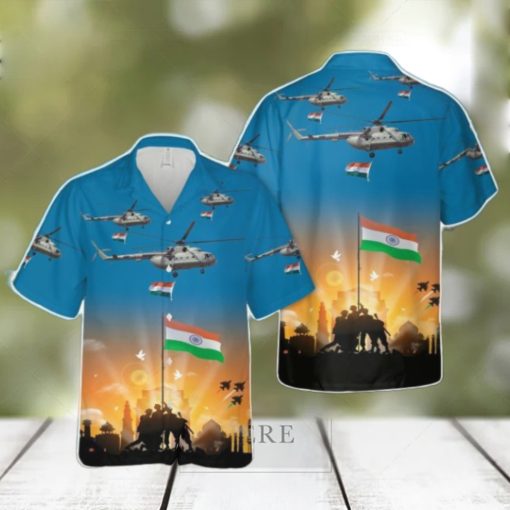 Indian Air Force Mi 17, Happy Independence Day India Hawaiian Shirt Beach Shirt For Men Women