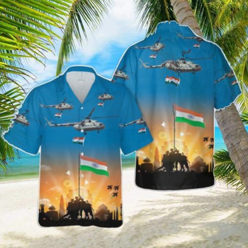 Indian Air Force Mi 17, Happy Independence Day India Hawaiian Shirt Beach Shirt For Men Women