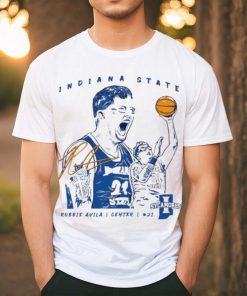 Indiana State Robbie Avila NCAA Basketball signature shirt