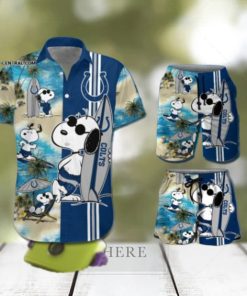 Indianapolis Colts Snoopy NFL Classic Full Print Hawaii Shirt