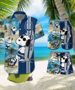 Indianapolis Colts Snoopy NFL Classic Full Print Hawaii Shirt