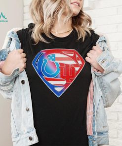Indianapolis Colts and Indiana Hoosiers Superman Sports Logo shirt