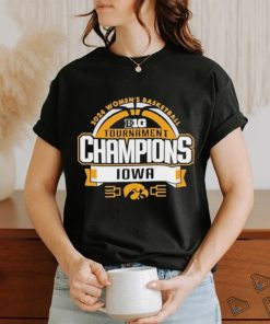 Iowa Hawkeyes 2024 Big Ten Women’s Basketball Conference Tournament Champions Locker Room T Shirt