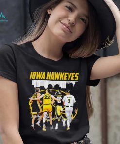Iowa Hawkeyes Ben Krikke Caitlin Clark Cade McNamara Gable Mitchell signatures shirt