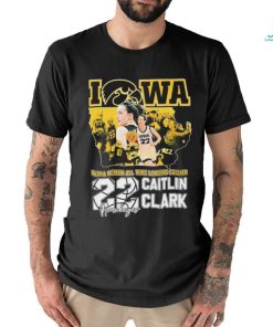 Iowa Hawkeyes Caitlin Clark NCAA Women’s All Time Leading Scorer Signature Shirt