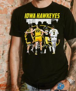 Iowa Hawkeyes Sport team Krikke Clark McNamara and Mitchell signatures shirt