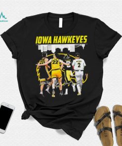 Iowa Hawkeyes Sport team Krikke Clark McNamara and Mitchell signatures shirt