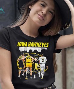 Iowa Hawkeyes Sport team Krikke Clark McNamara and Mitchell signatures shirt