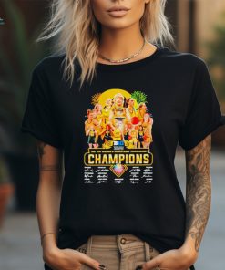 Iowa Hawkeyes basketball 2024 Big Ten Women’s Tournament Champions all signatures shirt