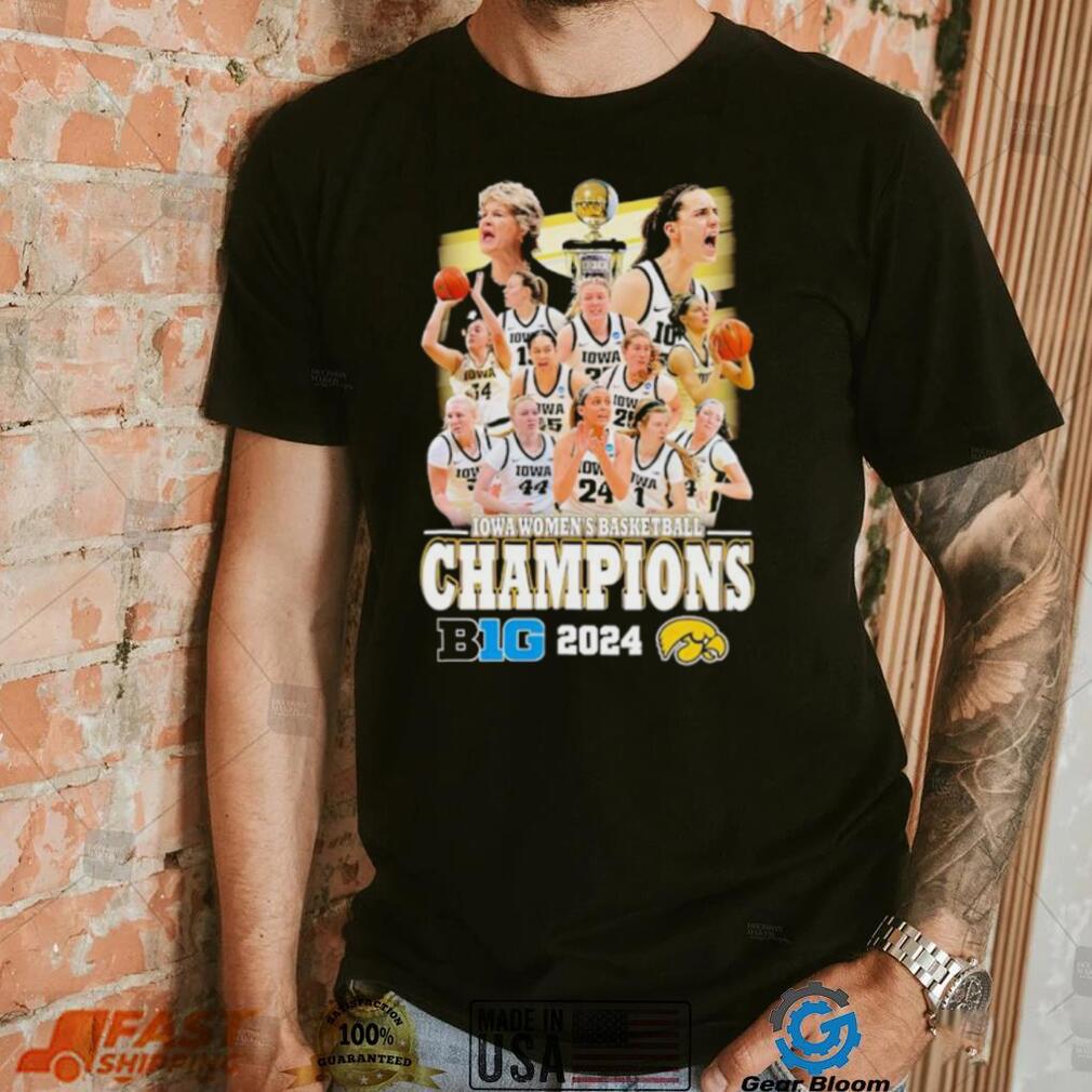 Iowa Hawkeyes women’s basketball Champions B1G 2024 shirt Iowa Hawkeyes women’s basketball Champions B1G 2024 shirt