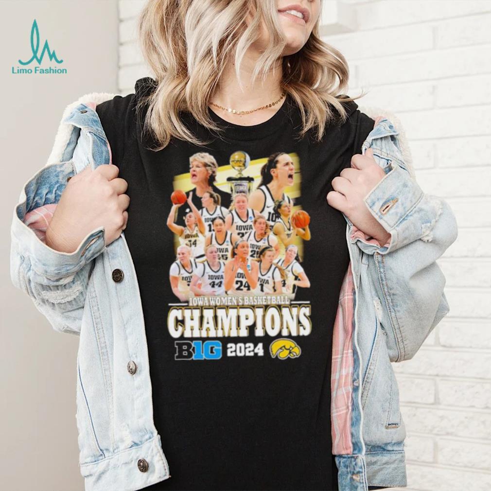 Iowa Hawkeyes women’s basketball Champions B1G 2024 shirt Iowa Hawkeyes women’s basketball Champions B1G 2024 shirt