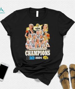 Iowa Hawkeyes women’s basketball Champions B1G 2024 shirt
