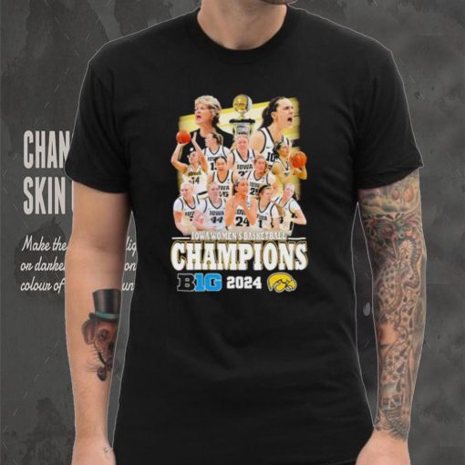 Iowa Hawkeyes women’s basketball Champions B1G 2024 shirt