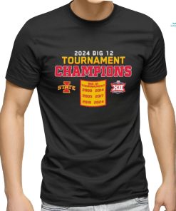 Iowa State Cyclones 2024 Big 12 Tournament Champions shirt